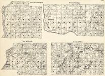 Polk County - Farmington, Sterling, Osceola, Alden, Wisconsin State Atlas 1930c